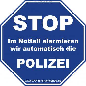 Warnschild - Stop Polizei 004